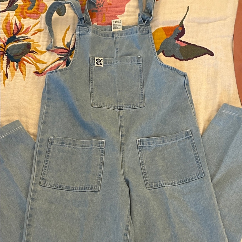 Lucy & Yak Light Blue Denim Overalls